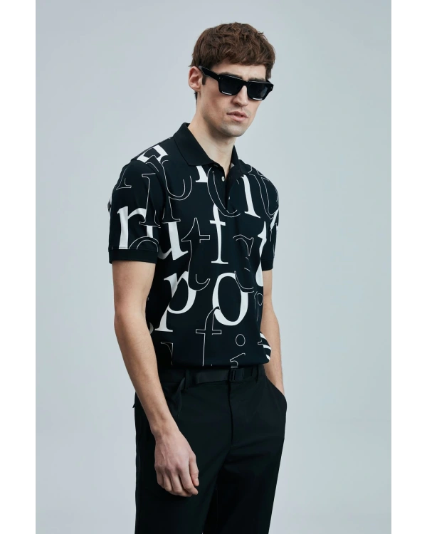 Lufian Diamond Smart Polo T-Shirt 111040219