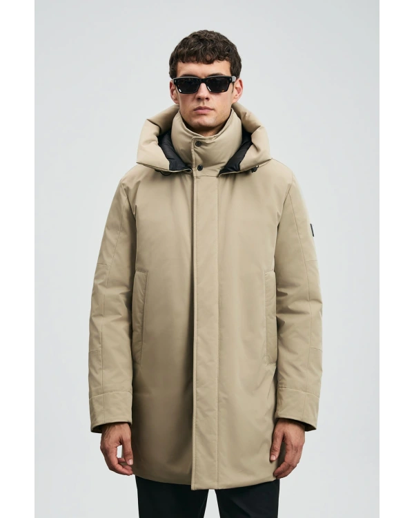 Lufian Donald Kaz Tüyü Erkek Bej Mont 112120257