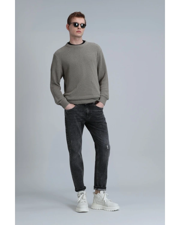 Lufian Duffy Erkek Siyah Jean Pantolon 111200176