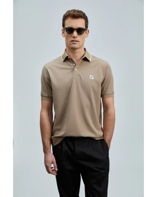 Lufian Erkek Echo Toprak Rengi T-Shirt 111040211