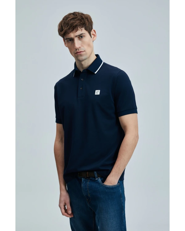 Lufian Erkek Echo Lacivert T-Shirt 111040211