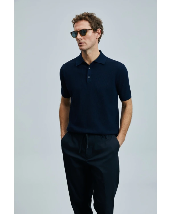 Lufian Erkek Edwin Lacivert T-Shirt 111090114