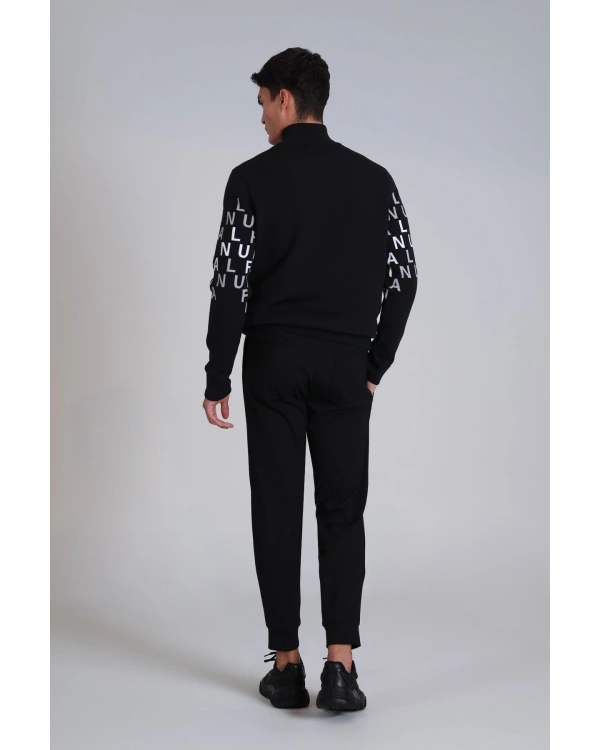 Lufian Eric Erkek Siyah Slim Fit Pantolon 112190322