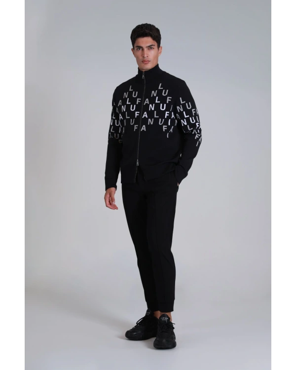 Lufian Eric Erkek Siyah Slim Fit Pantolon 112190322