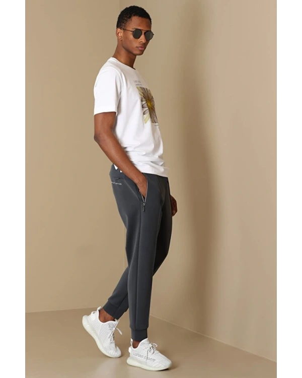 Lufian Fast Erkek Gri Eşofman Altı 111050028