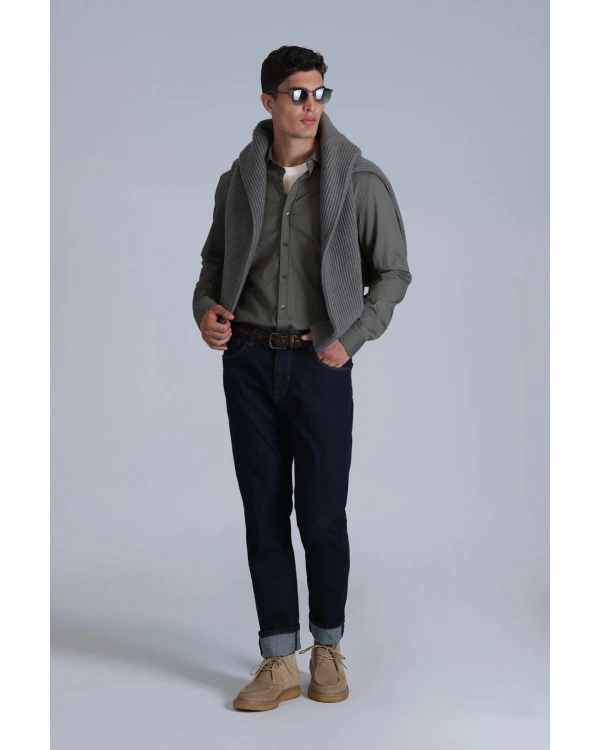 Lufian Ferla Erkek Açık Yeşil Gömlek 112010652