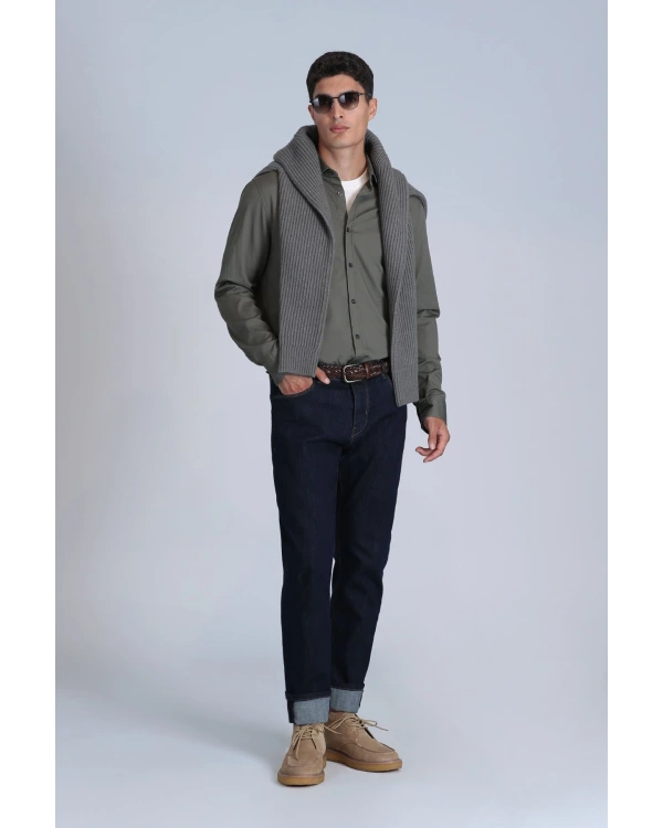 Lufian Ferla Erkek Açık Yeşil Gömlek 112010652