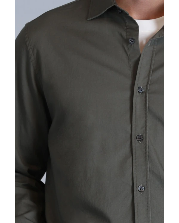 Lufian Ferla Erkek Açık Yeşil Gömlek 112010652