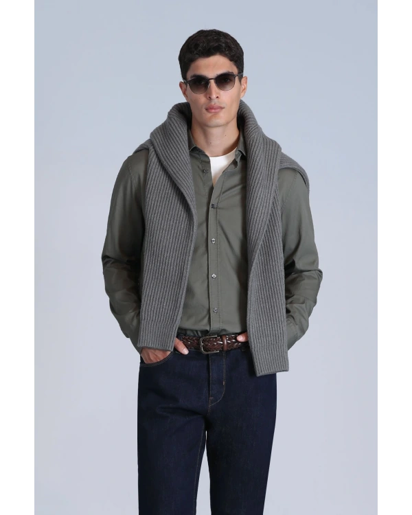 Lufian Ferla Erkek Açık Yeşil Gömlek 112010652