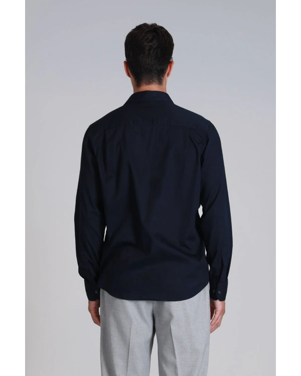 Lufian Ferla Erkek Lacivert Gömlek 112010652