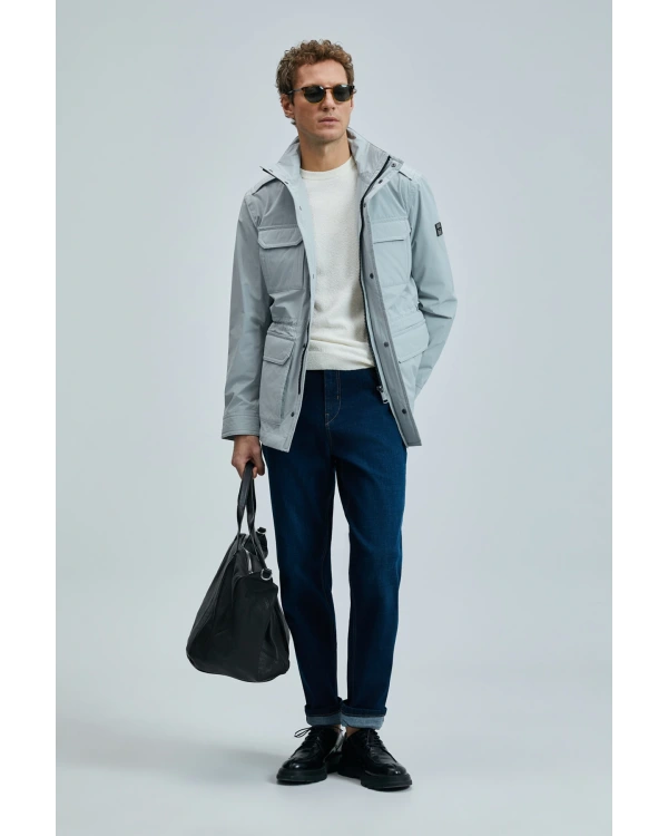 Lufian Freddie Erkek Açık Gri Mont 111120063