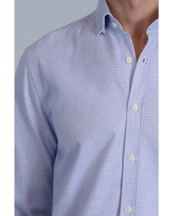 Lufian Erkek Frederik Açık Mavi Gömlek 112010645