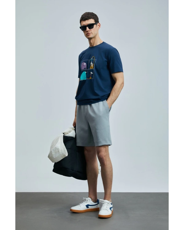 Lufian Funky Yuvarlak Yaka T-shirt 111020254