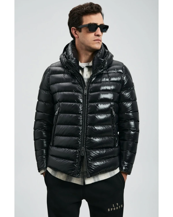 Lufian Gabriel Kaz Tüyü Erkek Siyah Mont 112120246