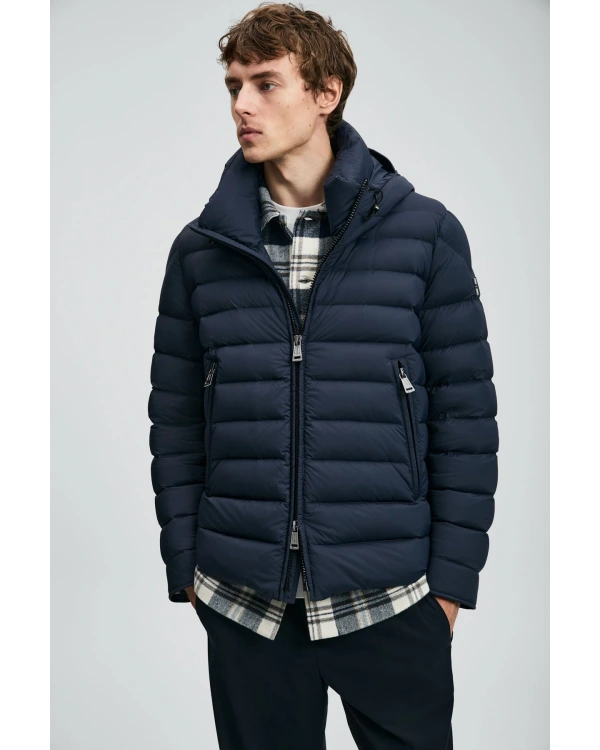 Lufian Gabriel Kaz Tüyü Erkek Lacivert Mont 112120259