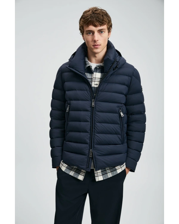 Lufian Gabriel Kaz Tüyü Erkek Lacivert Mont 112120259