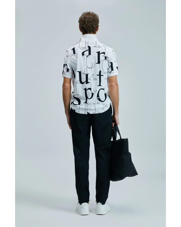 Lufian Erkek Glen Chino Slim Fit Siyah Pantolon 111190336