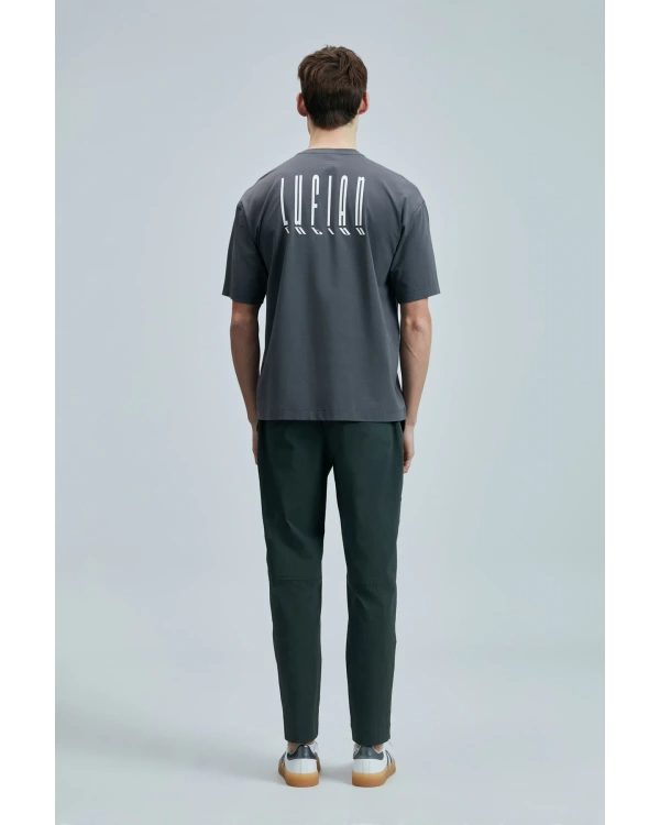 Lufian Erkek Helix Antrasit T-Shirt 111020245