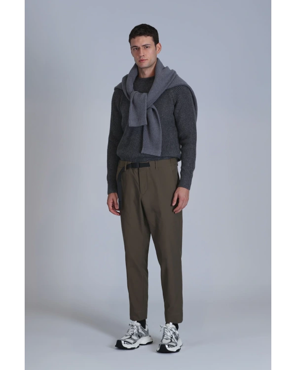 Lufian Erkek Hidden Chino Slim Fit Yeşil Pantolon 112190326