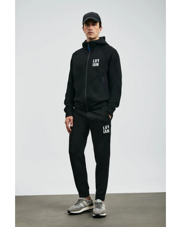 Lufian İce Erkek Siyah Eşofman Üstü 112050079