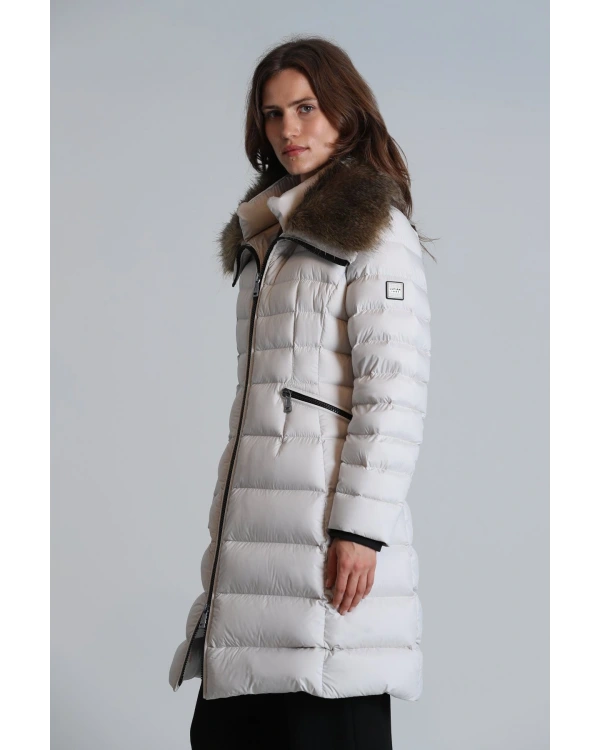 Lufian Image Kadın Ekru Kaz Tüyü Mont 122120035