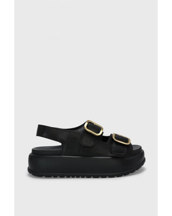 Lufian Isla Kadın Siyah Sandalet 121230045