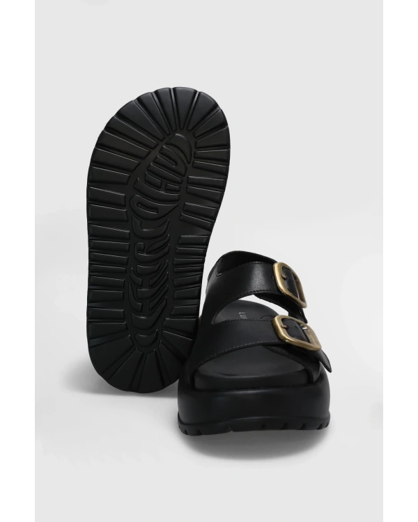 Lufian Isla Kadın Siyah Sandalet 121230045