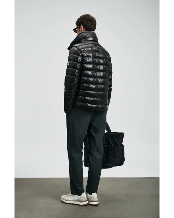 Lufian Jack Kaz Tüyü Erkek Siyah Mont 112120239