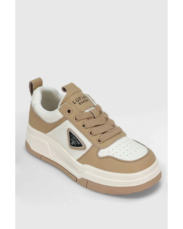 Lufian Jennifer Kadın Deri Bej Sneaker 122230050