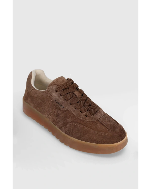 Lufian Jessi Kadın Açık Kahverengi Deri Sneaker Ayakkabı 122230028