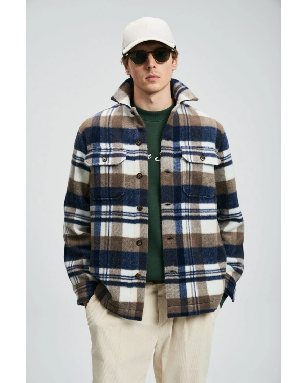 Lufian Erkek Joseph Basic Regular Fit Kahverengi Gömlek 112010675