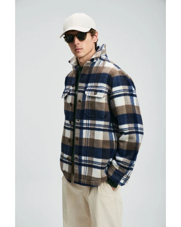 Lufian Erkek Joseph Basic Regular Fit Kahverengi Gömlek 112010675