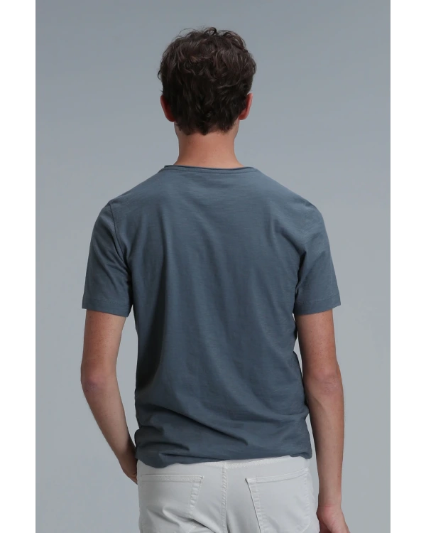 Lufian Erkek Junya Basic Nefti Yeşil T-Shirt 111020203