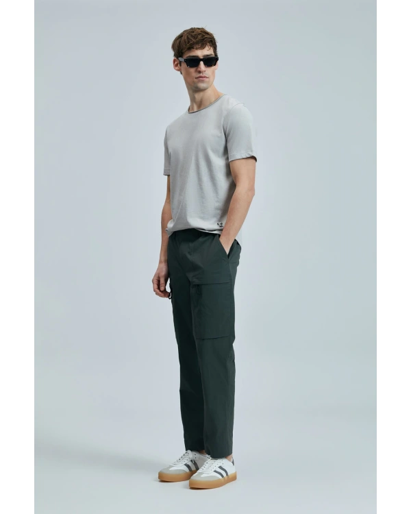 Lufian Erkek Junya Basic Bej T-Shirt 111020259