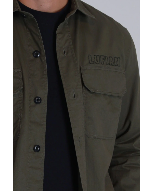 Lufian Lara Erkek Haki Gömlek 112010656