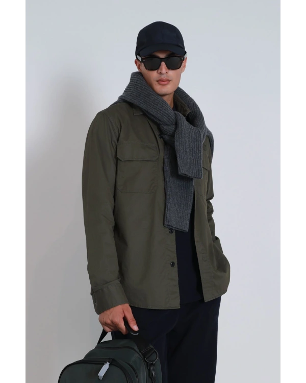 Lufian Lara Erkek Haki Gömlek 112010656