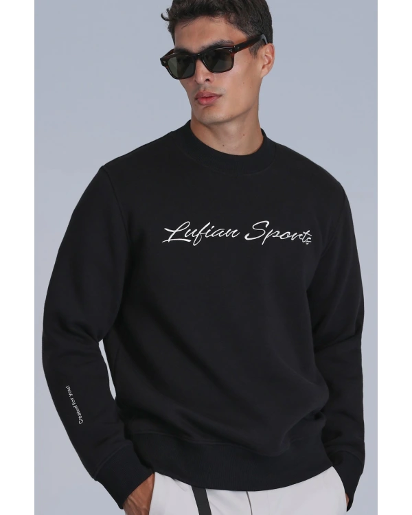 Lufian Loved Erkek Siyah Sweatshirt 112030137