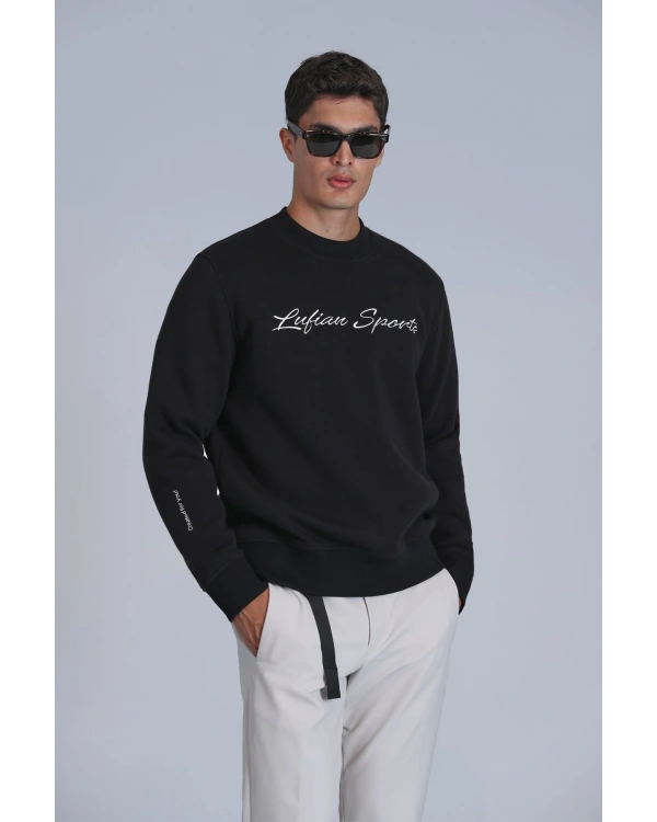 Lufian Loved Erkek Siyah Sweatshirt 112030137