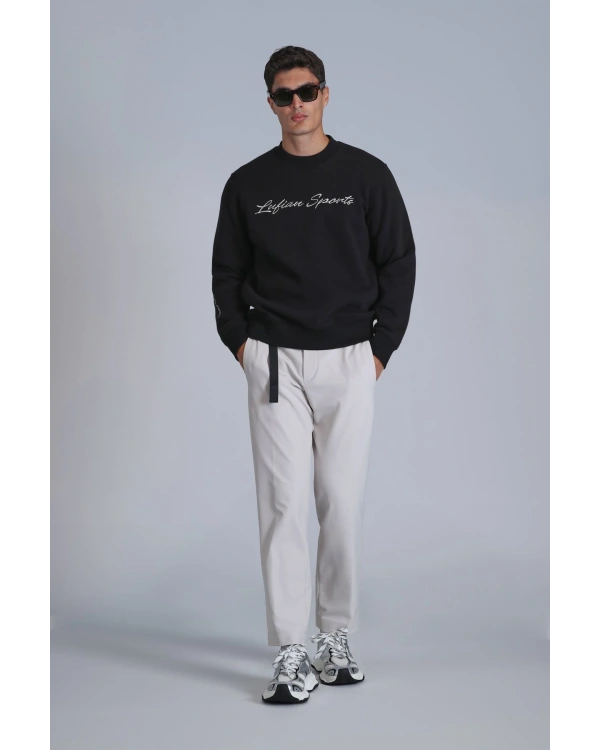 Lufian Loved Erkek Siyah Sweatshirt 112030137