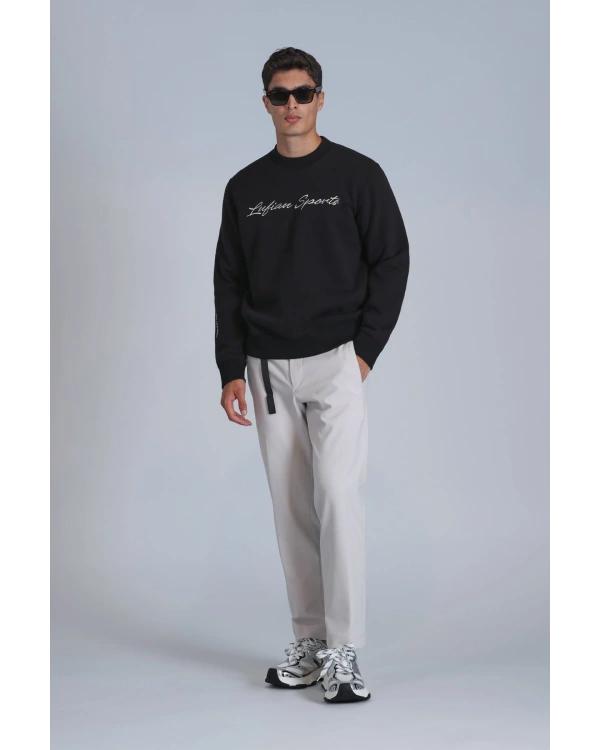 Lufian Loved Erkek Siyah Sweatshirt 112030137