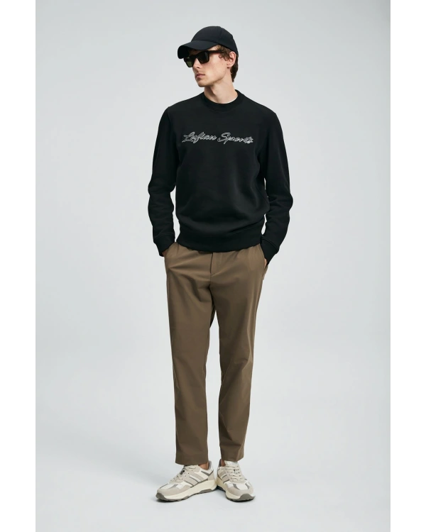 Lufian Loved Erkek Siyah Sweatshirt 112030170