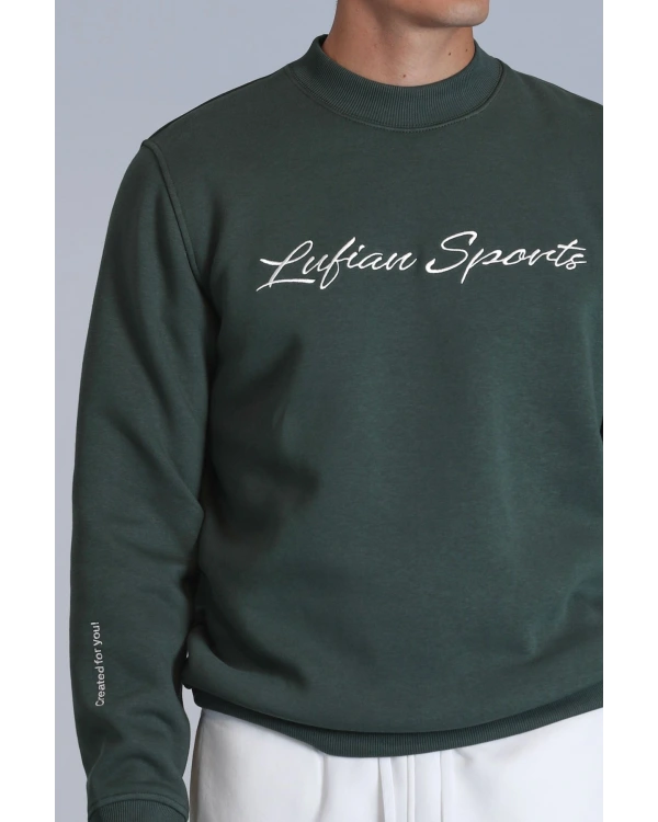 Lufian Loved Erkek Yeşil Sweatshirt 112030137