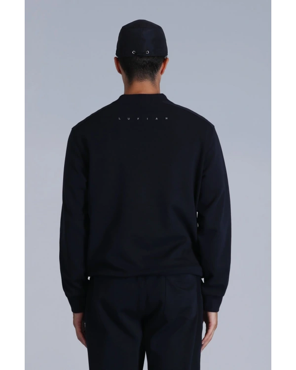 Lufian Luther Erkek Lacivert Sweatshirt 112030145