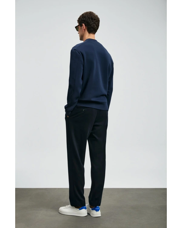 Lufian Luther Erkek Lacivert Sweatshirt 112030171