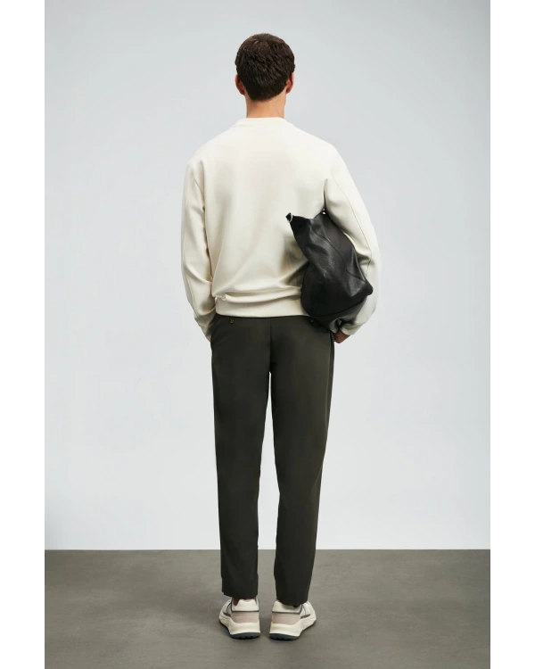 Lufian Erkek Luther Ekru Sweatshirt 112030171