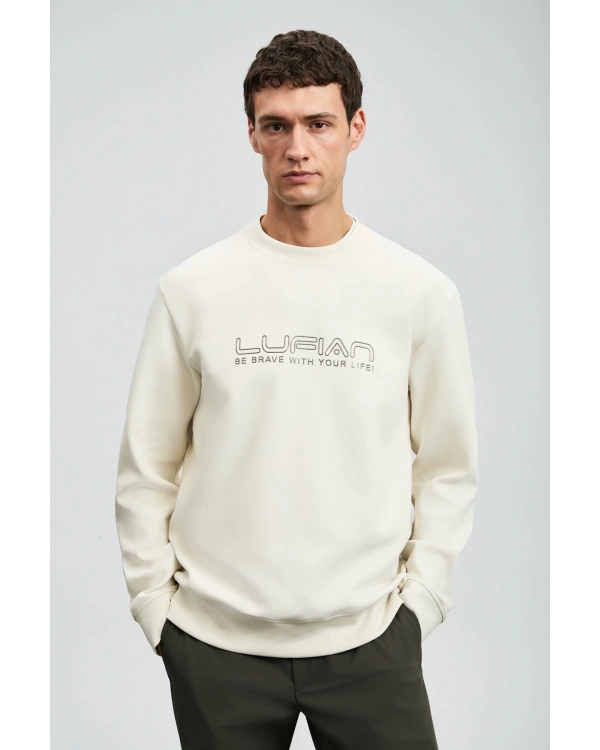 Lufian Erkek Luther Ekru Sweatshirt 112030171