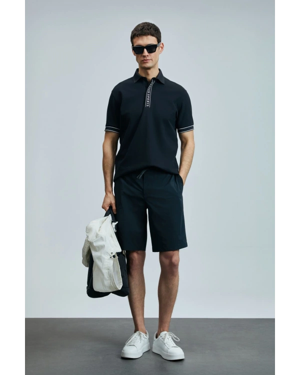 Lufian Luus Erkek Siyah Spor Şort 111210080