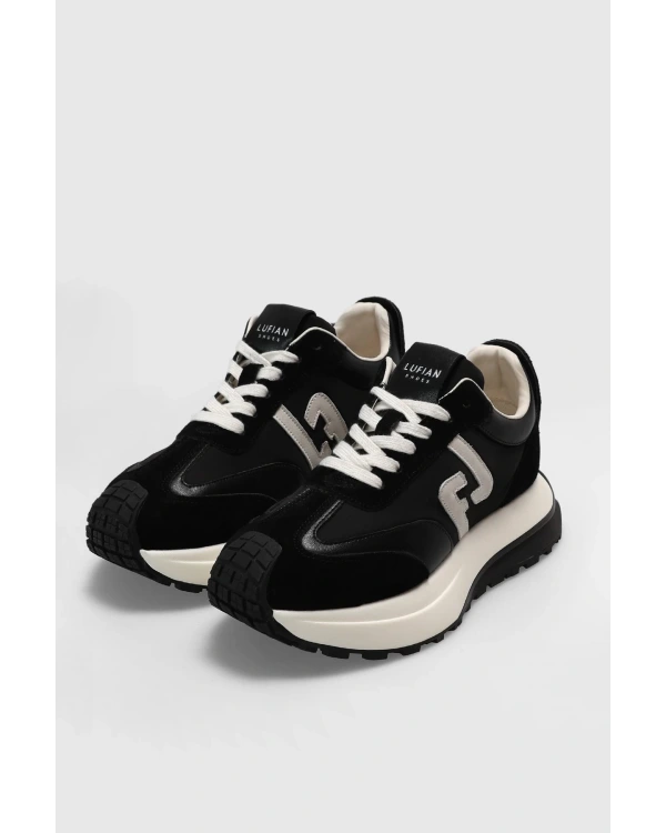 Lufian Kadın Marta Siyah Sneaker Ayakkabı 121230032