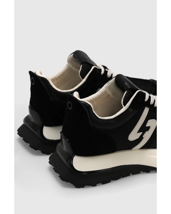 Lufian Kadın Marta Siyah Sneaker Ayakkabı 121230032