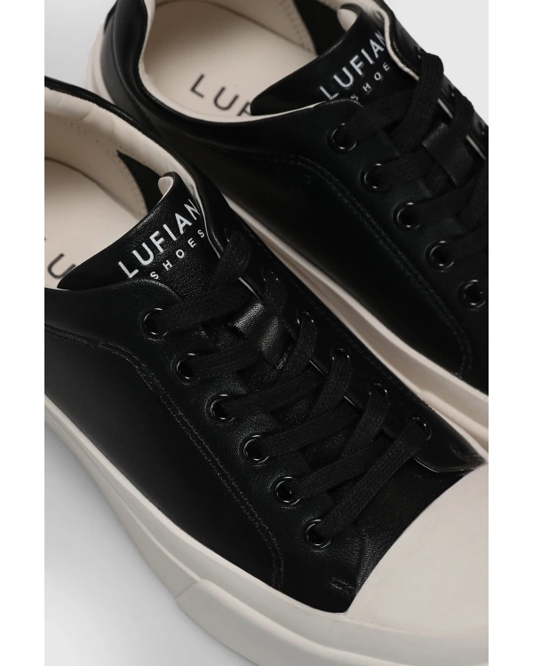 Lufian Mia Kadın Deri Siyah Sneaker 122230055